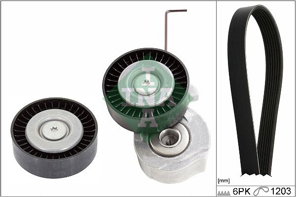 SCHAEFFLER INA 529 0320 10 V-ribbed belt set