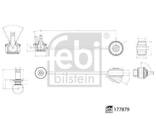 Control/Trailing Arm, wheel suspension-1