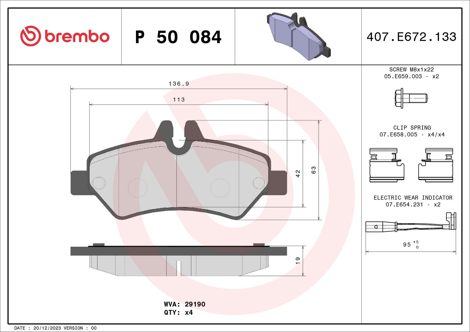Brake Pad Set, disc brake-1