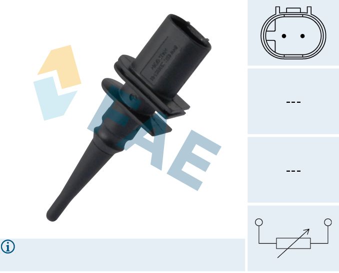 FAE 33169 Sensor, exterior temperature