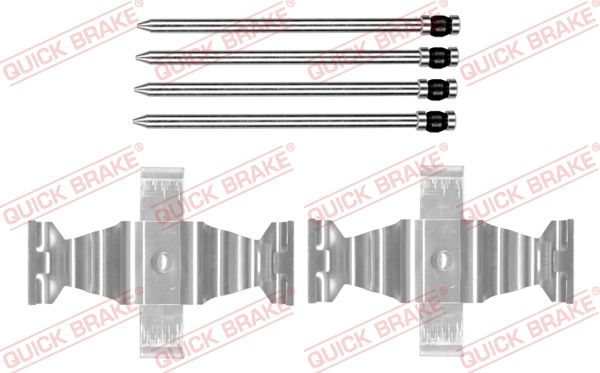QUICK BRAKE 109-1829 Accessory kit, disc brake pad