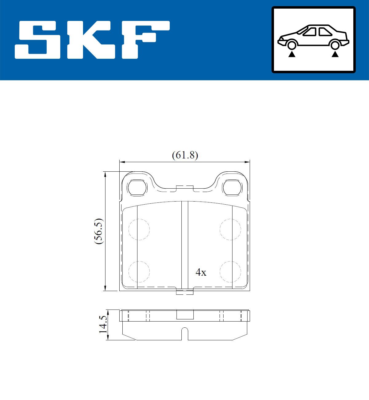 Brake Pad Set, disc brake-1