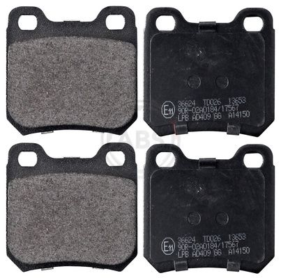 stabdžių trinkelių rinkinys, diskinis stabdys