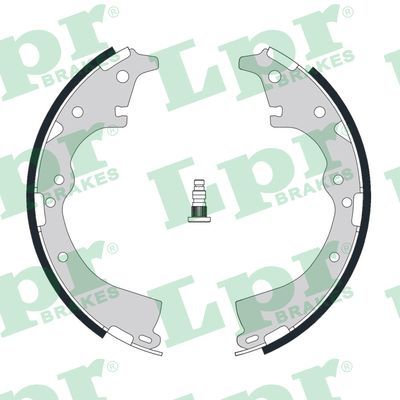 LPR 05290 Brake shoe set