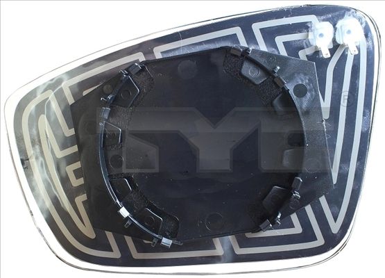TYC 332-0058-1 Mirror glass, exterior mirror