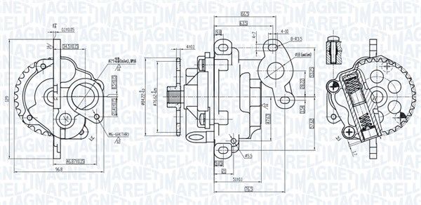 MAGNETI MARELLI 351516000011 Oil pump