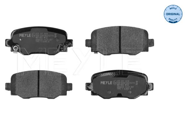 MEYLE 025 257 3318 Brake pad set, disc brake