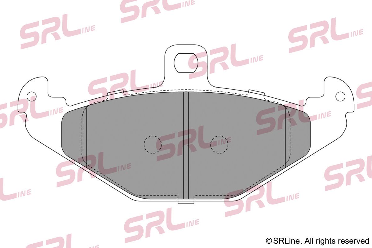 SRLINE S70-1180 Brake pad set, disc brake