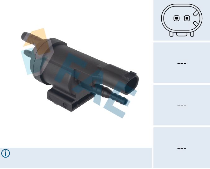 FAE 56063 Egr valve, exhaust control