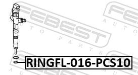 Seal Ring Set, injection valve-1
