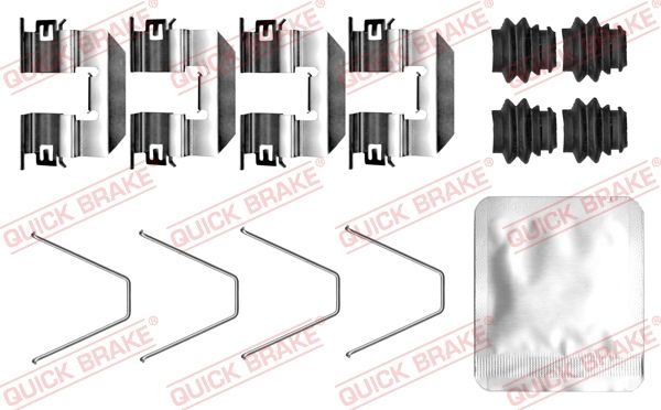 QUICK BRAKE 109-0100 Accessory kit, disc brake pad