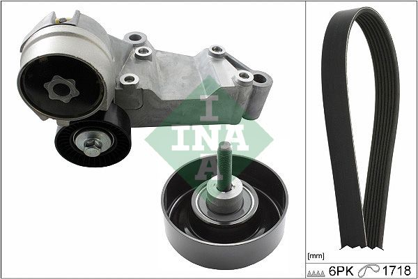 SCHAEFFLER INA 529 0463 10 V-ribbed belt set