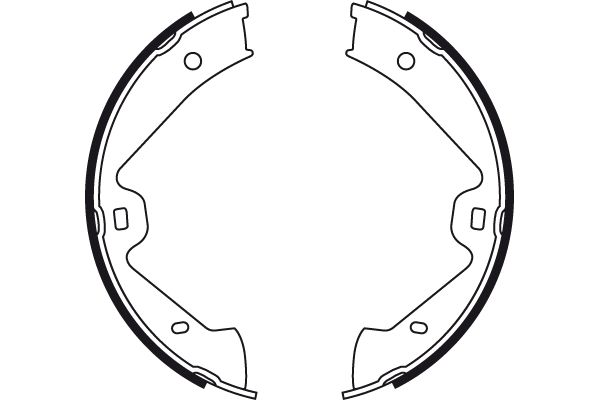 Brake Shoe Set, parking brake-1