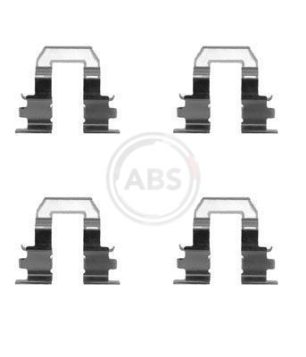 A.B.S. 1255Q Priedų komplektas, diskinių stabdžių trinkelės