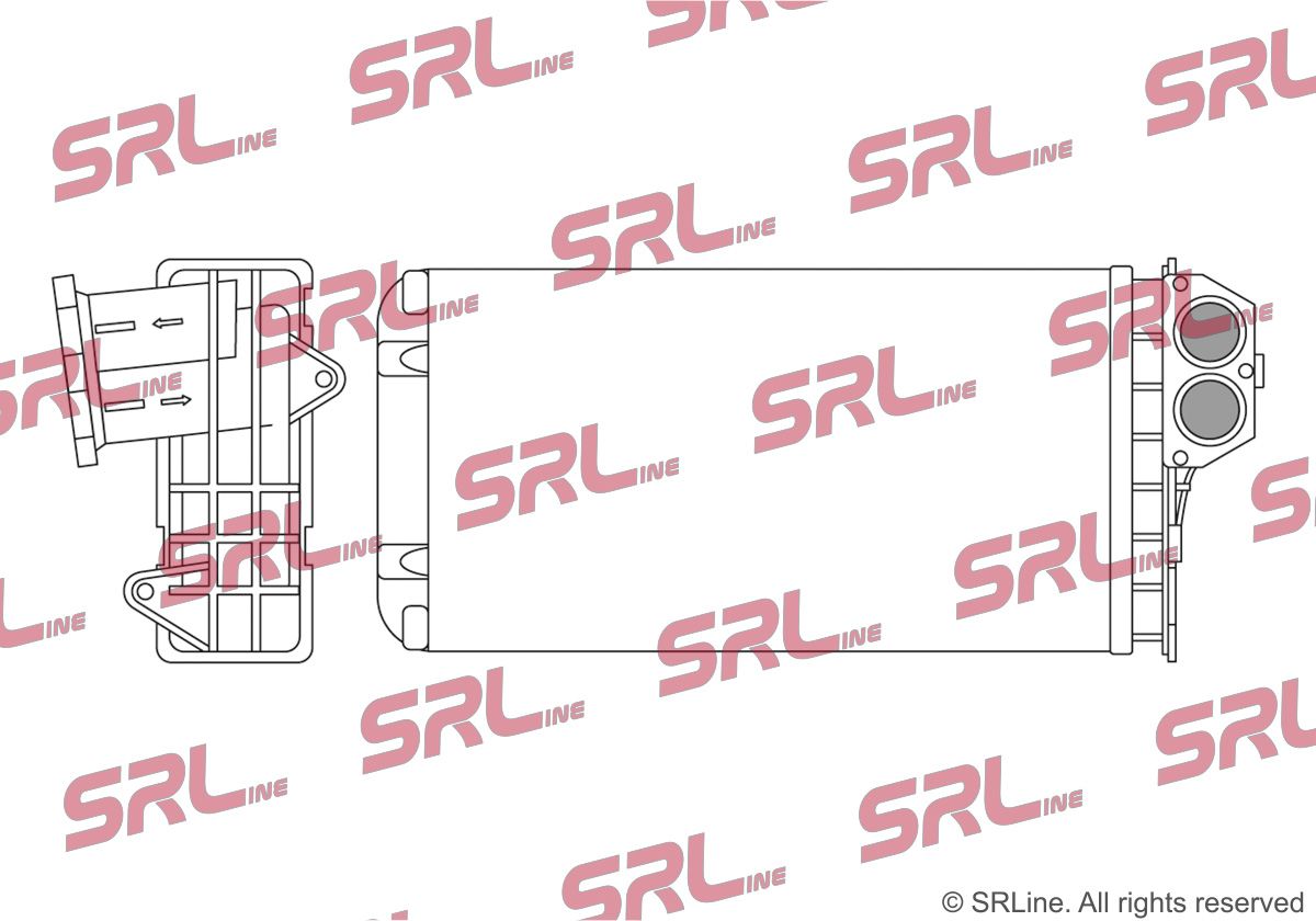 SRLINE 5723N8-1 Heat exchanger, interior heating