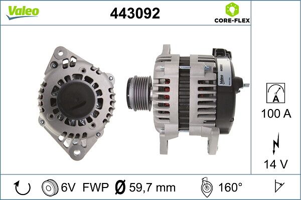 VALEO 443092 Alternator