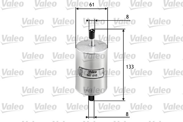 VALEO 587010 Fuel filter