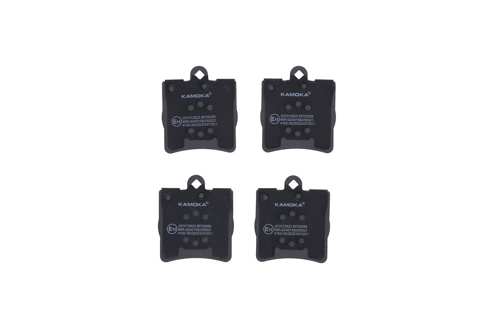 KAMOKA JQ1012622 Stabdžių trinkelių rinkinys, diskinis stabdys