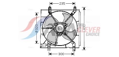 AVA CLEVER CHOICE HD7530 Fan, engine cooling