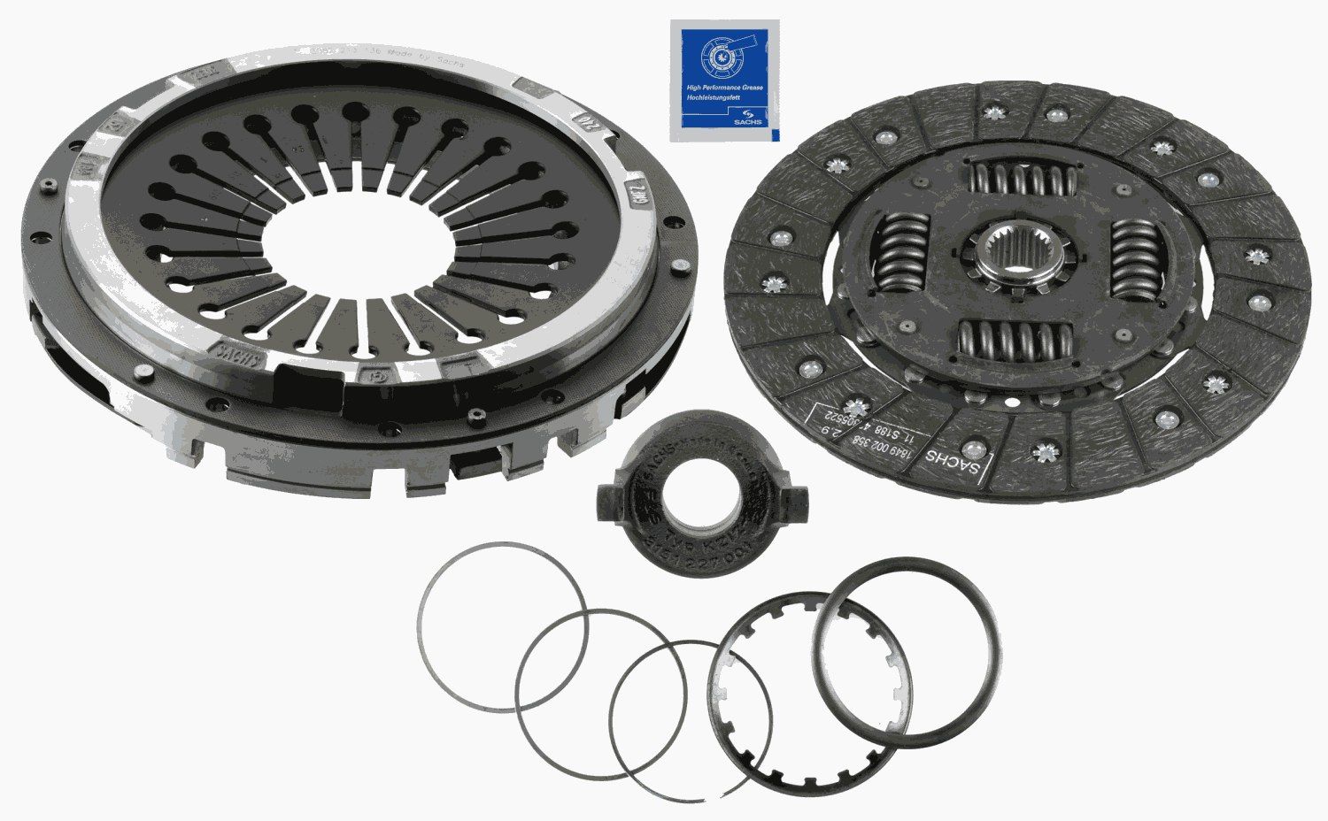 SACHS 3000 951 017 Clutch kit