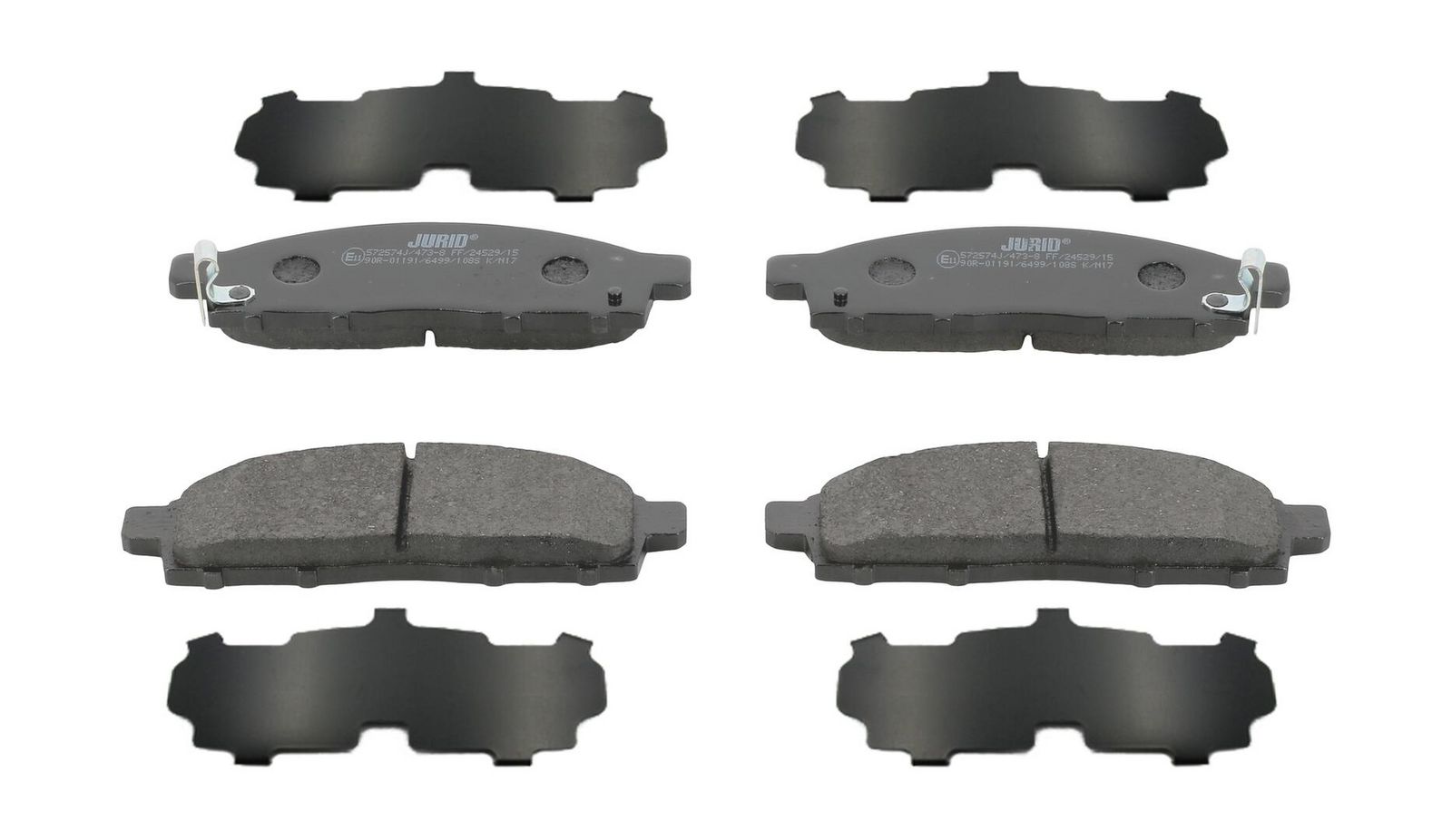 JURID 572574J Brake pad set, disc brake