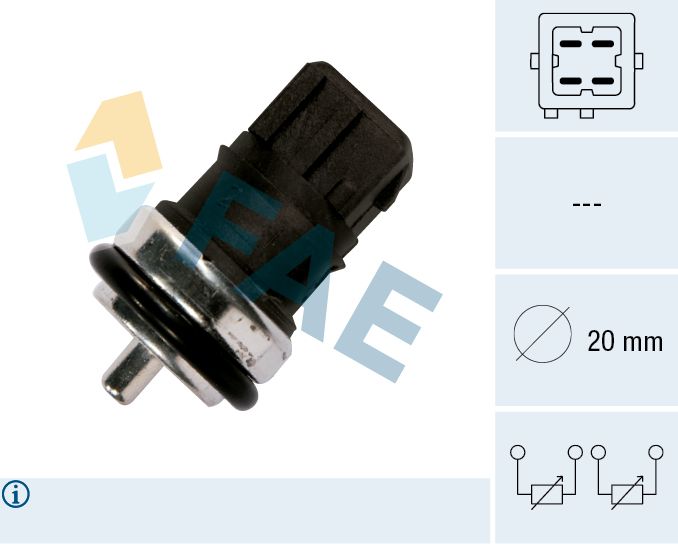 FAE 33810 Sensor, coolant temperature