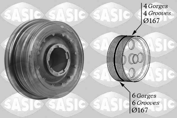 SASIC 2156034 Belt pulley, crankshaft