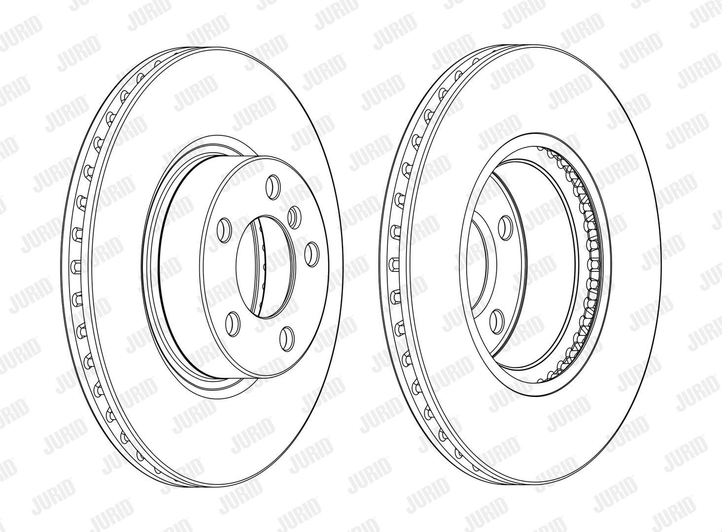 JURID 562891JC-1 Brake disc