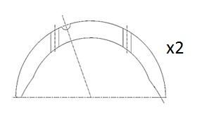 Spacer, crankshaft