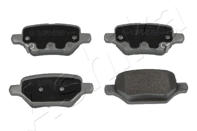 ASHIKA 51-00-0405 Stabdžių trinkelių rinkinys, diskinis stabdys