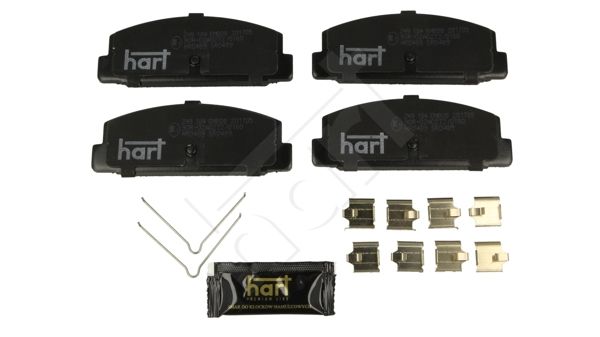 HART 249 184 Brake pad set, disc brake