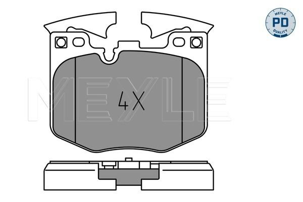 Brake Pad Set, disc brake-1