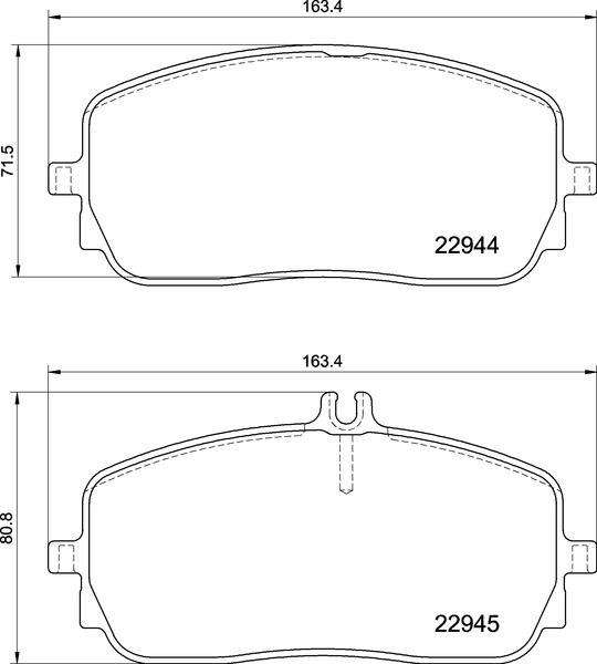 Brake Pad Set, disc brake-1