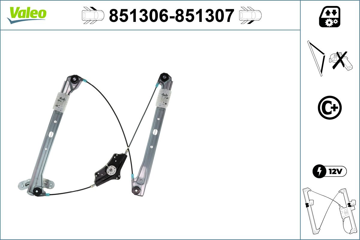 VALEO 851306 Window regulator