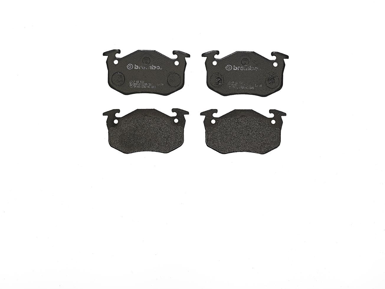 BREMBO P 68 020 Brake pad set, disc brake