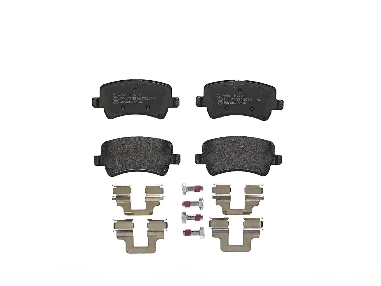 BREMBO P 86 021 Brake pad set, disc brake
