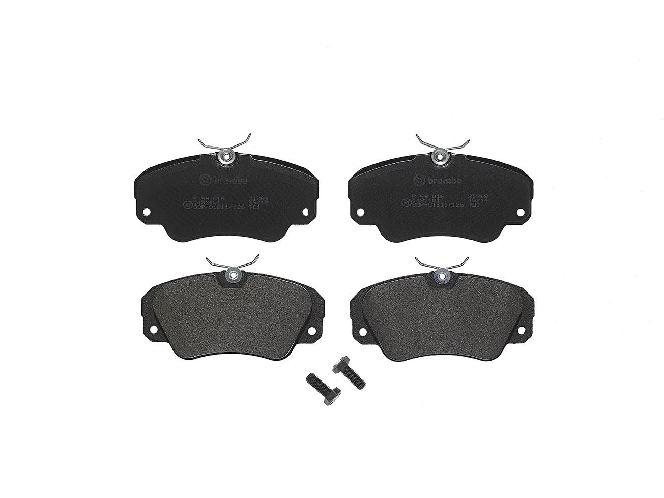 BREMBO P 59 016 Brake pad set, disc brake