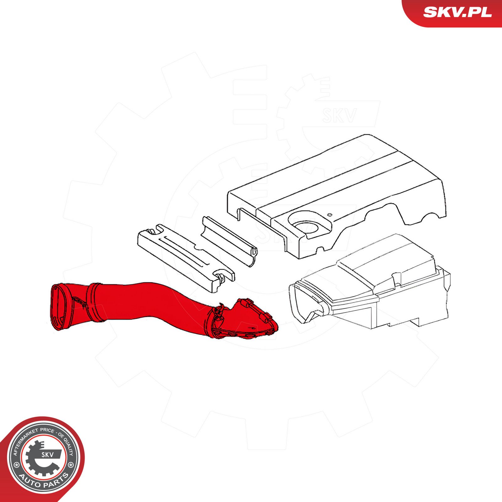 Intake Hose, air filter-2