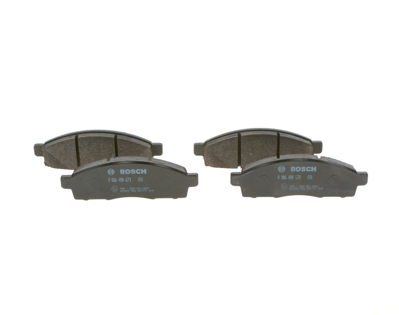 BOSCH 0 986 494 673 Brake pad set, disc brake