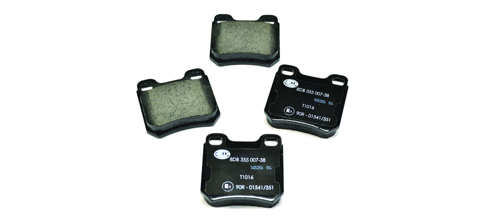 HELLA 8DB 355 007-381 Brake pad set, disc brake