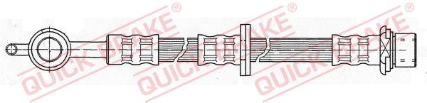 QUICK BRAKE 58.966 Brake hose