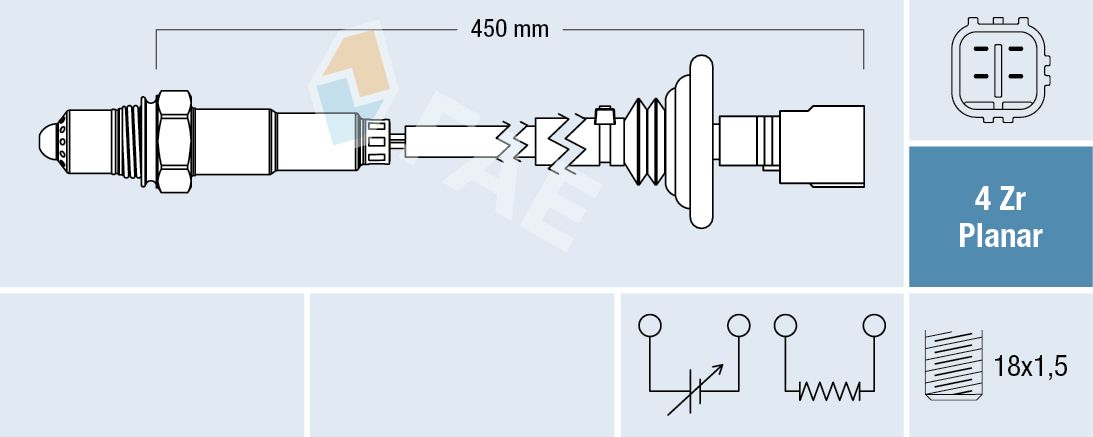 FAE 77512 Oxygen sensor