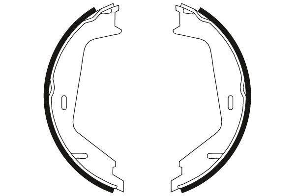 Brake Shoe Set, parking brake-1