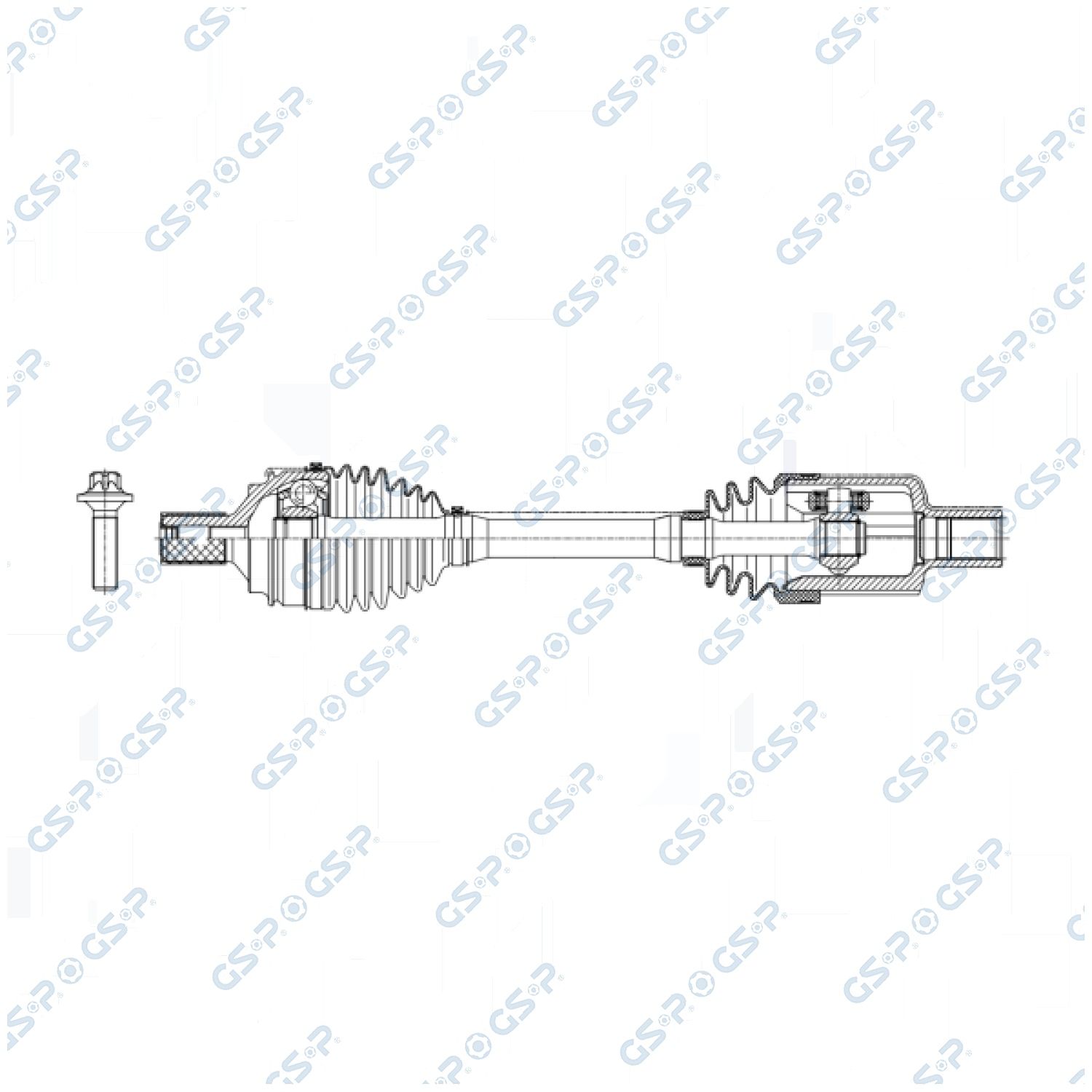 GSP 201662OL Drive shaft