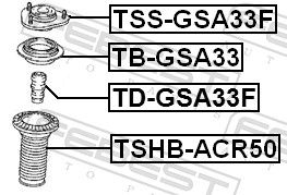Suspension Strut Support Mount-1