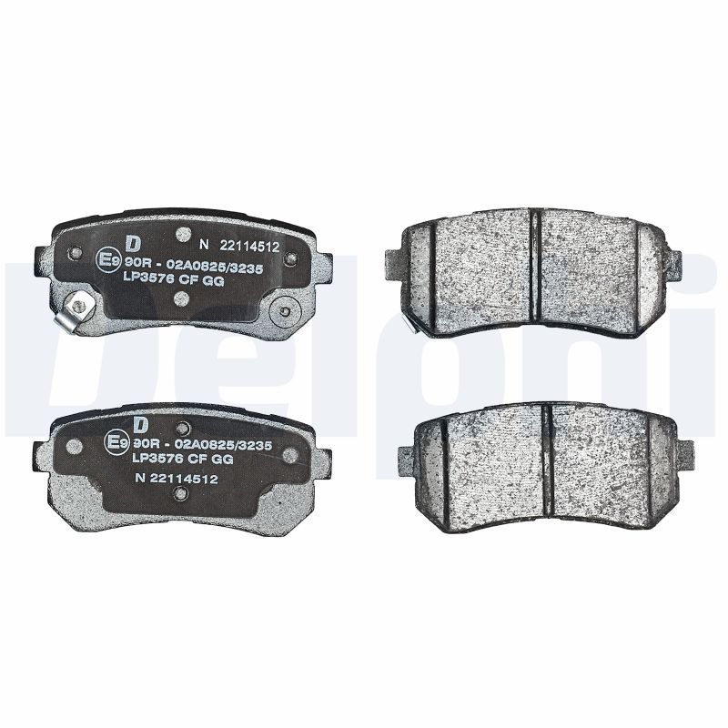 DELPHI LP3576 Brake pad set, disc brake