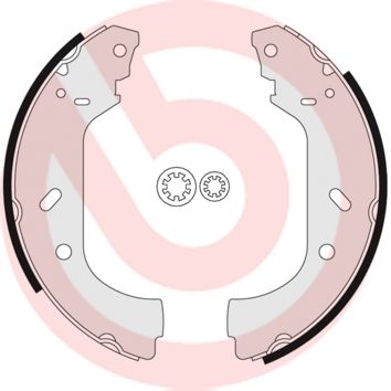 BREMBO S 23 517 Brake shoe set