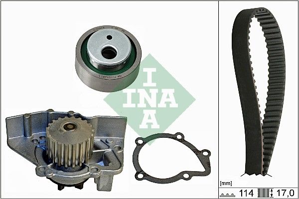 SCHAEFFLER INA 530 0258 30 Water pump & timing belt kit