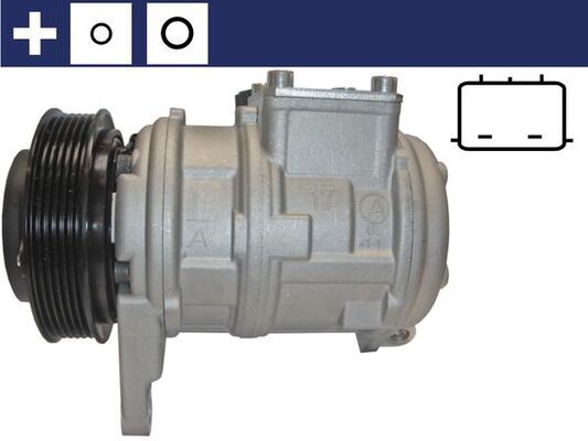 MAHLE ACP 834 000S Compressor, air conditioning