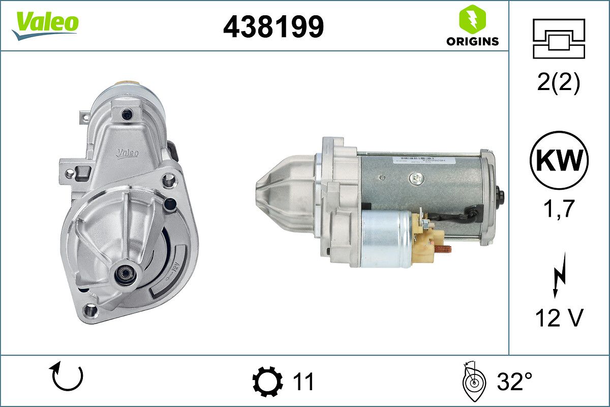 VALEO 438199 Starter